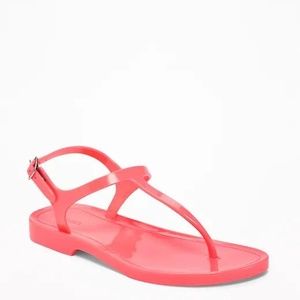 Old Navy T-Strap Jelly Sandals for Girls